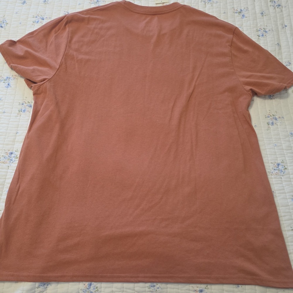 I'm Just Here For The Beer Men's T-shirt Burnt Orange Size XXL NWT - Picture 4 of 4